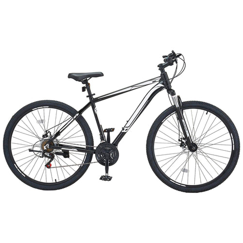 29-Inch Aluminum Mountain Bike | 21-Speed MTB with Front Suspension & Dual Disc Brakes